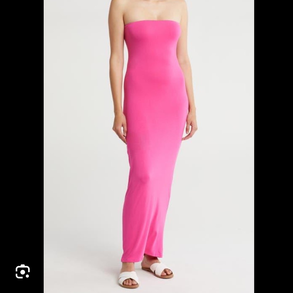Tube Maxi Dress Pink NWT
